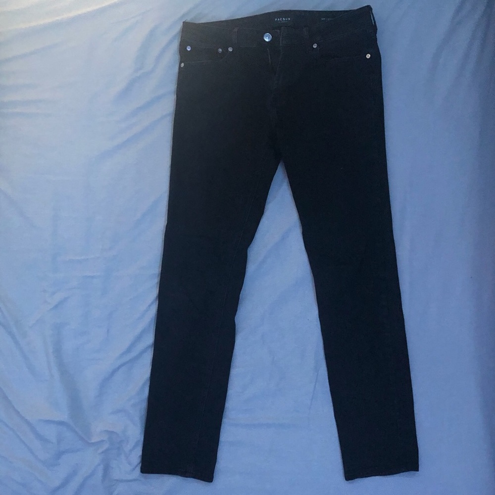 Slim fit black jeans